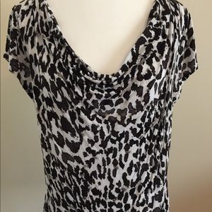 EUC Animal Print Top